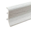High quality plastic skirting moulding pvc floor plinth rubber skirting board,F50-A